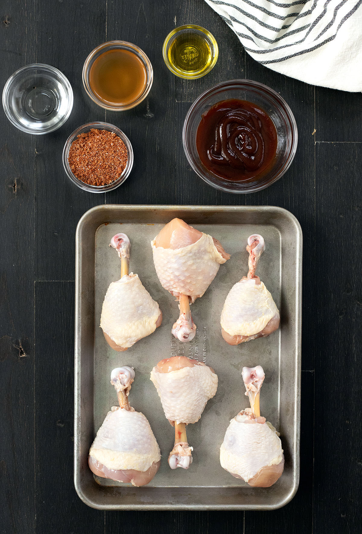 Ingredients to make recipe chicken lollipop.